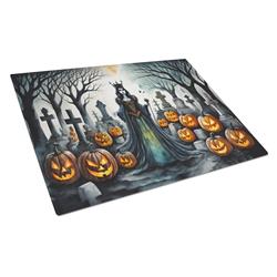 DAC2242LCB 15 x 12 in. Unisex Evil Queen Spooky Halloween Glass Cutting Board - Large
