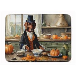 19 x 27 in. Unisex Irish Setter Fall Kitchen Pumpkins Memory Foam Kitchen Mat