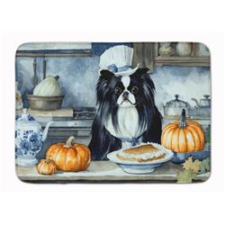 19 x 27 in. Unisex Japanese Chin Fall Kitchen Pumpkins Memory Foam Kitchen Mat