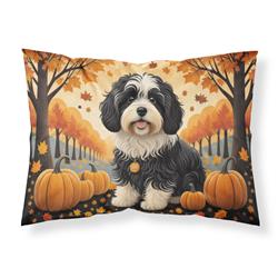 20.5 x 30 in. Unisex Havanese Fall Fabric Standard Pillowcase