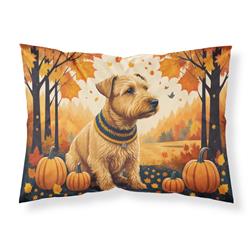 20.5 x 30 in. Unisex Lakeland Terrier Fall Fabric Standard Pillowcase