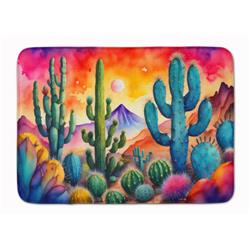 19 x 27 in. Unisex Cactus in Color Memory Foam Kitchen Mat
