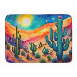 19 x 27 in. Unisex Cactus in Color Memory Foam Kitchen Mat