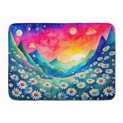 19 x 27 in. Unisex Daisies in Color Memory Foam Kitchen Mat