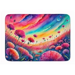 19 x 27 in. Unisex Dianthus in Color Memory Foam Kitchen Mat