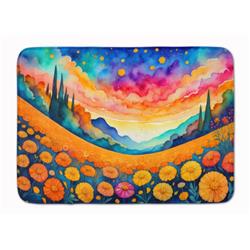19 x 27 in. Unisex Marigolds in Color Memory Foam Kitchen Mat