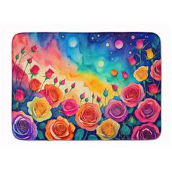 19 x 27 in. Unisex Rose in Color Memory Foam Kitchen Mat