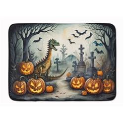 19 x 27 in. Unisex Dinosaurs Spooky Halloween Memory Foam Kitchen Mat