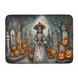 19 x 27 in. Unisex La Catrina Skeleton Spooky Halloween Memory Foam Kitchen Mat