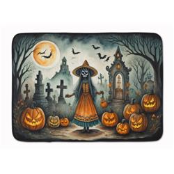 19 x 27 in. Unisex La Llorona Skeleton Spooky Halloween Memory Foam Kitchen Mat
