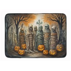 19 x 27 in. Unisex Mummies Spooky Halloween Memory Foam Kitchen Mat