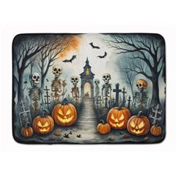 19 x 27 in. Unisex Skeleton Spooky Halloween Memory Foam Kitchen Mat