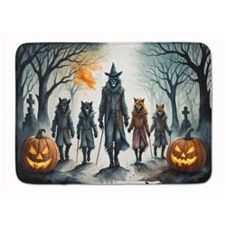 19 x 27 in. Unisex Werewolves Spooky Halloween Memory Foam Kitchen Mat
