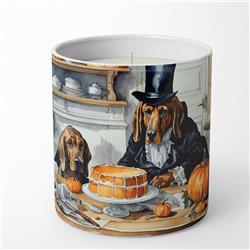 10 oz Unisex Bloodhound Fall Kitchen Pumpkins Decorative Soy Candle