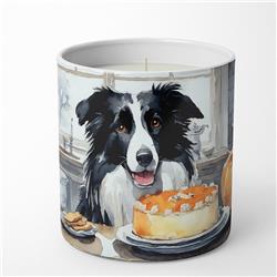 DAC1744CDL 10 oz Unisex Border Collie Fall Kitchen Pumpkins Decorative Soy Candle