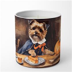 10 oz Unisex Border Terrier Fall Kitchen Pumpkins Decorative Soy Candle