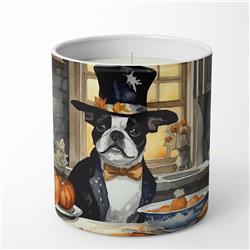 10 oz Unisex Boston Terrier Fall Kitchen Pumpkins Decorative Soy Candle