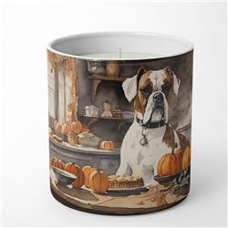 10 oz Unisex Boxer Fall Kitchen Pumpkins Decorative Soy Candle