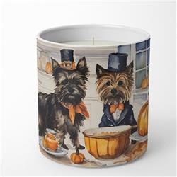 DAC1759CDL 10 oz Unisex Cairn Terrier Fall Kitchen Pumpkins Decorative Soy Candle