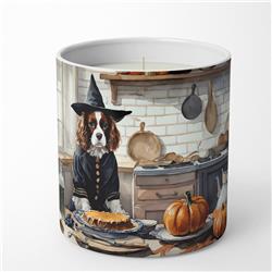 DAC1761CDL 10 oz Unisex Cavalier Spaniel Fall Kitchen Pumpkins Decorative Soy Candle