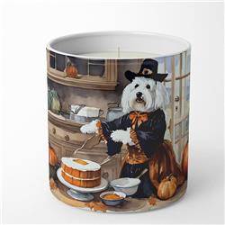 10 oz Unisex Coton De Tulear Fall Kitchen Pumpkins Decorative Soy Candle