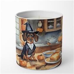10 oz Unisex Dachshund Fall Kitchen Pumpkins Decorative Soy Candle
