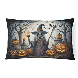 16 x 12 in. Unisex Witch Spooky Halloween Fabric Decorative Pillow