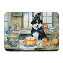 19 x 27 in. Unisex Akita Fall Kitchen Pumpkins Memory Foam Kitchen Mat
