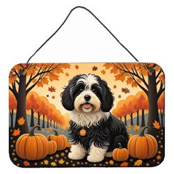 12 x 8 in. Unisex Havanese Fall Wall or Door Hanging Prints