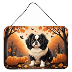 DAC1052DS812 12 x 8 in. Unisex Japanese Chin Fall Wall or Door Hanging Prints