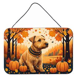 DAC1057DS812 12 x 8 in. Unisex Lakeland Terrier Fall Wall or Door Hanging Prints