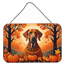 12 x 8 in. Unisex Rhodesian Ridgeback Fall Wall or Door Hanging Prints