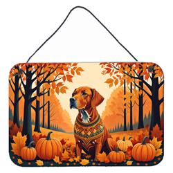 DAC1077DS812 12 x 8 in. Vizsla Fall Wall or Door Hanging Prints