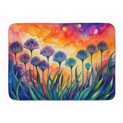 19 x 27 in. Unisex Agapanthus in Color Memory Foam Kitchen Mat