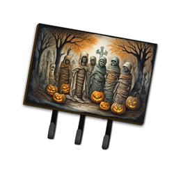 9 x 6 in. Unisex Mummies Spooky Halloween Leash or Key Holder