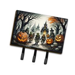 9 x 6 in. Unisex Orcs Spooky Halloween Leash or Key Holder