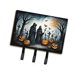 9 x 6 in. Unisex The Grim Reaper Spooky Halloween Leash or Key Holder