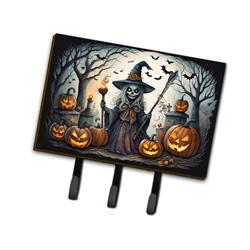 9 x 6 in. Unisex Witch Spooky Halloween Leash or Key Holder