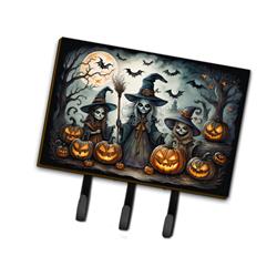 9 x 6 in. Unisex Witches Spooky Halloween Leash or Key Holder