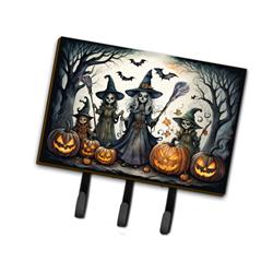 9 x 6 in. Unisex Witches Spooky Halloween Leash or Key Holder