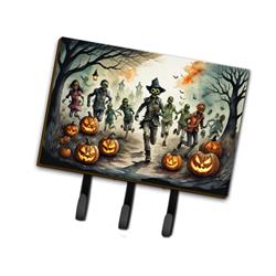 9 x 6 in. Unisex Zombies Spooky Halloween Leash or Key Holder