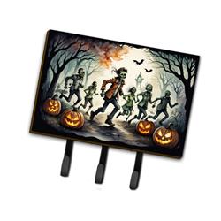 9 x 6 in. Unisex Zombies Spooky Halloween Leash or Key Holder
