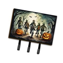 9 x 6 in. Unisex Zombies Spooky Halloween Leash or Key Holder