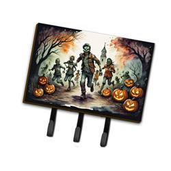 9 x 6 in. Unisex Zombies Spooky Halloween Leash or Key Holder