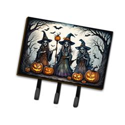 9 x 6 in. Unisex Witches Spooky Halloween Leash or Key Holder