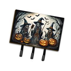 9 x 6 in. Unisex Witches Spooky Halloween Leash or Key Holder