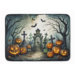 19 x 27 in. Unisex Graveyard Spooky Halloween Memory Foam Kitchen Mat