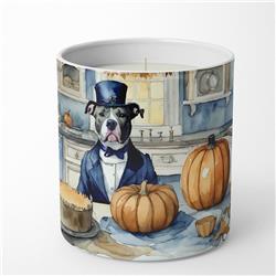 10 oz Unisex Pit Bull Terrier Fall Kitchen Pumpkins Decorative Soy Candle
