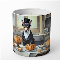 10 oz Unisex Basenji Fall Kitchen Pumpkins Decorative Soy Candle