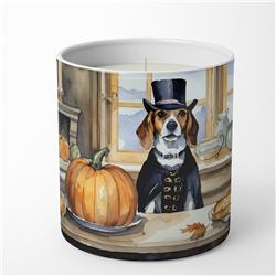 10 oz Unisex Beagle Fall Kitchen Pumpkins Decorative Soy Candle